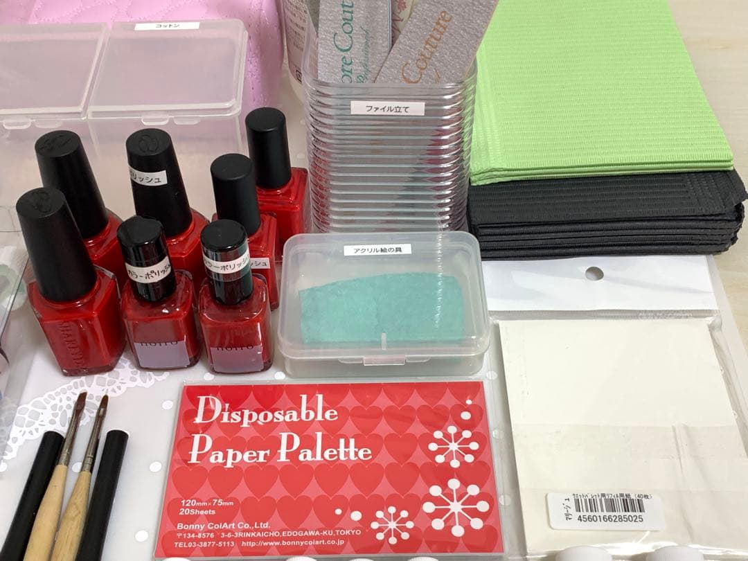 【一部新品】元値32,014円　ネイリスト検定3級2級セット ネイル検定道具