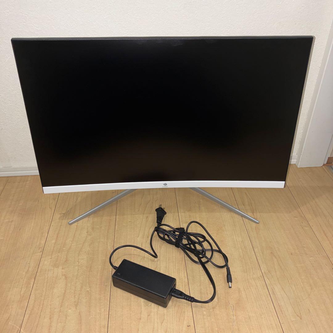 安い！Z-Edge湾曲ゲーミングモニター 24型 75Hz スピーカー　美品