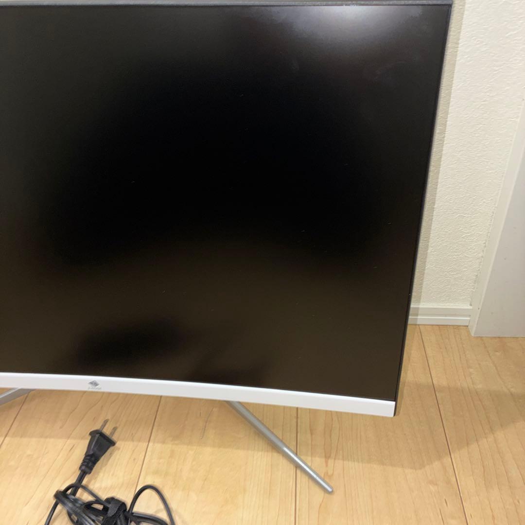 安い！Z-Edge湾曲ゲーミングモニター 24型 75Hz スピーカー　美品