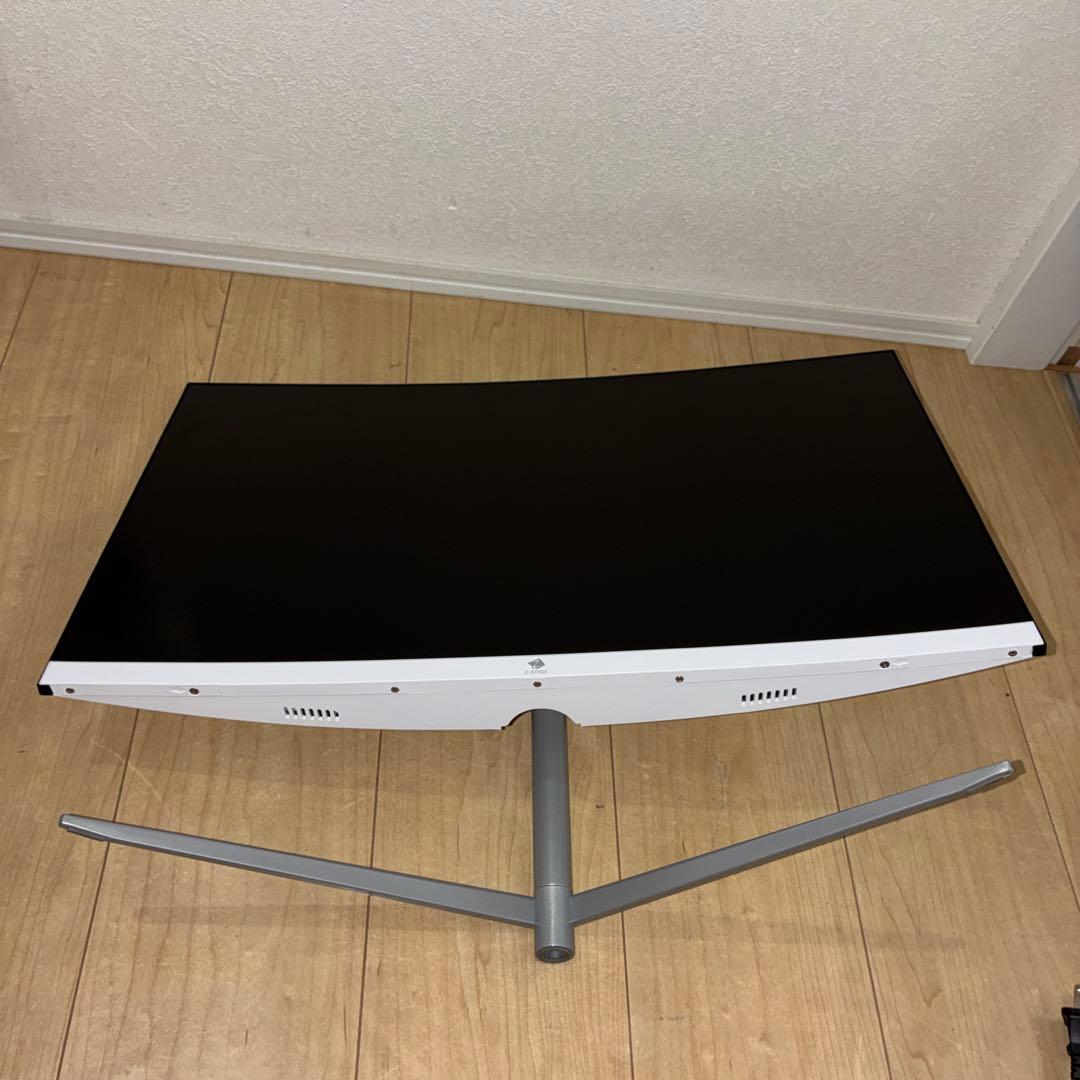 安い！Z-Edge湾曲ゲーミングモニター 24型 75Hz スピーカー　美品