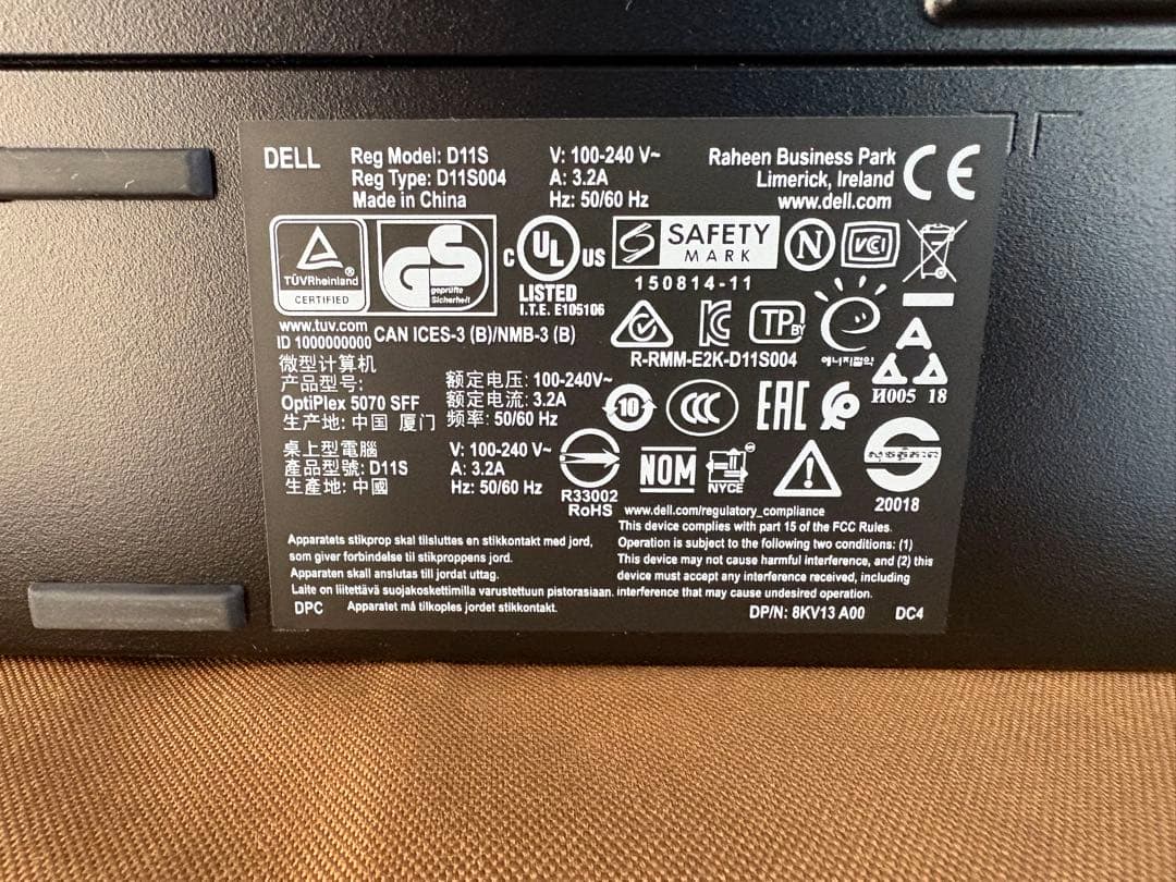 DELL OptiPlex 第9世代i7 メモリ16GB 新品SSD512GB