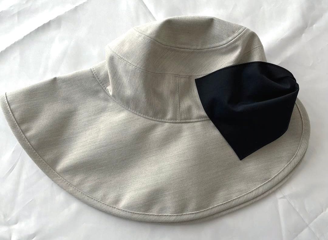 サンバリア 帽子　ハット　ナチュラルリボンハット　紫外線　日焼け帽子