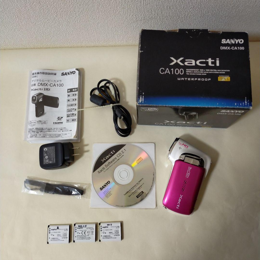 SANYO Xacti DMX-CA100 防水ビデオカメラ 中古