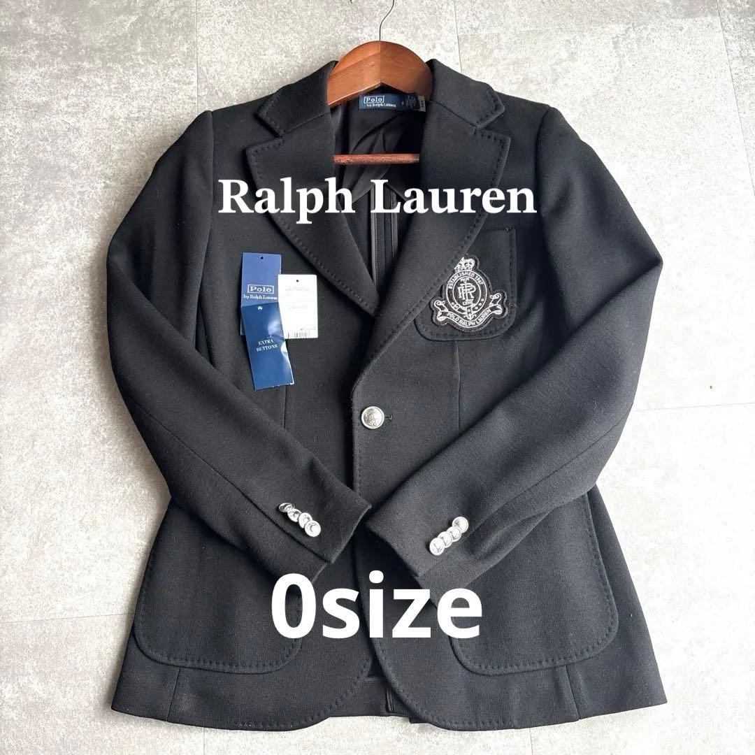 ０　レディース　ラルフローレン　黒　ブレザー タグあり　国内正規品　現行