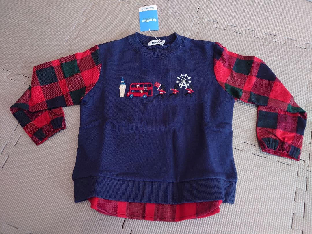 【新品】ファミリア　トレーナー　110