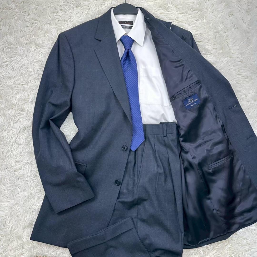新品タグ付✨ブルックスブラザーズ 大きいサイズ ネイビー スーツ XL-2XL