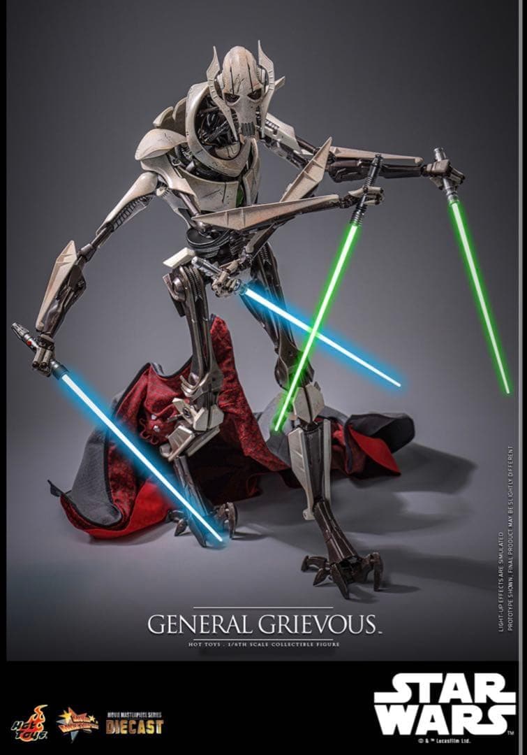 ムービー・マスターピース グリーヴァス将軍　1/6 未開封