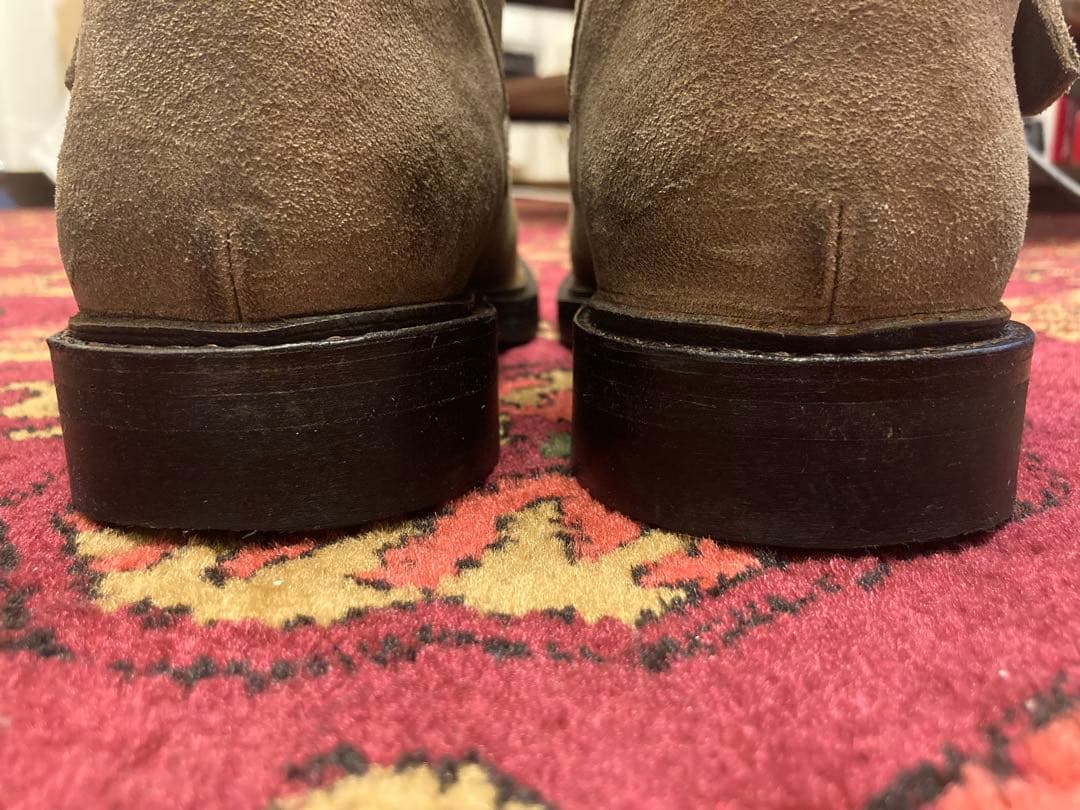 【ビブラムソール交換済】ブッテロ　スエード エンジニアブーツ