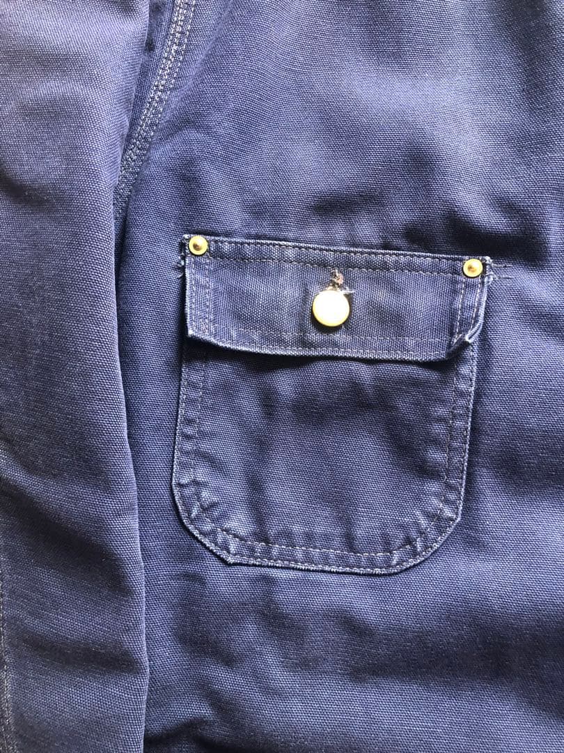 USA製　カバーオール◆チョアコート　ネイビー紺　カーハート　carhartt
