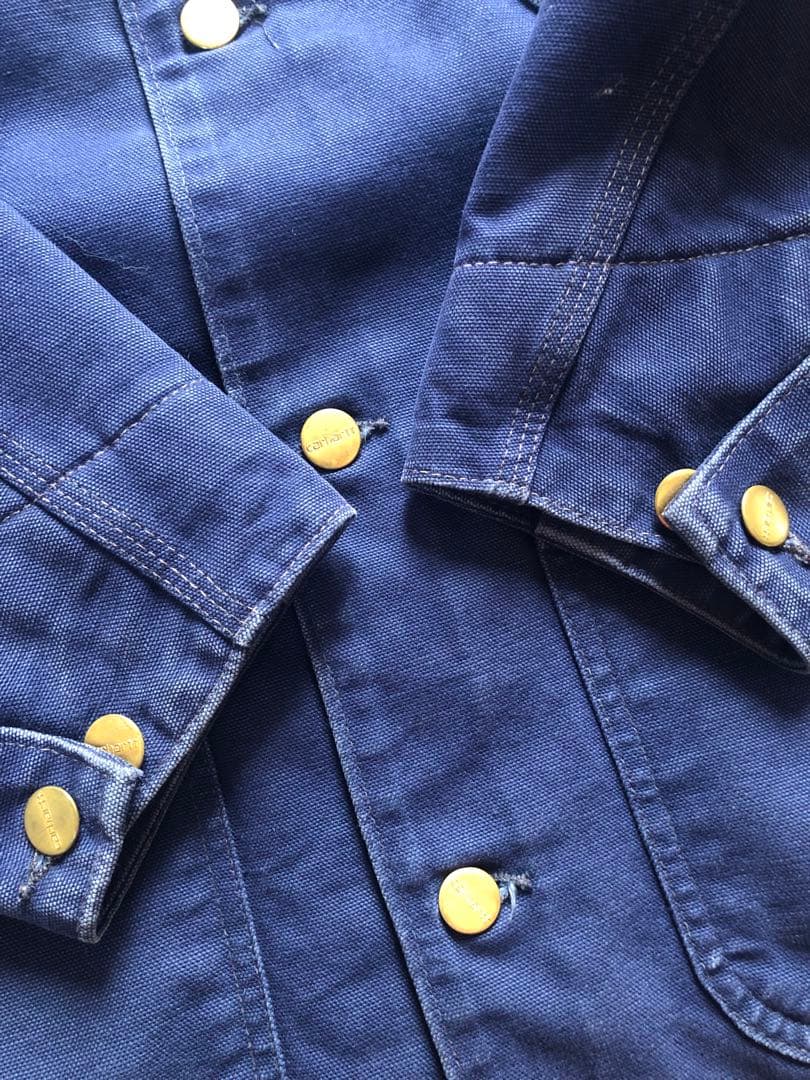 USA製　カバーオール◆チョアコート　ネイビー紺　カーハート　carhartt
