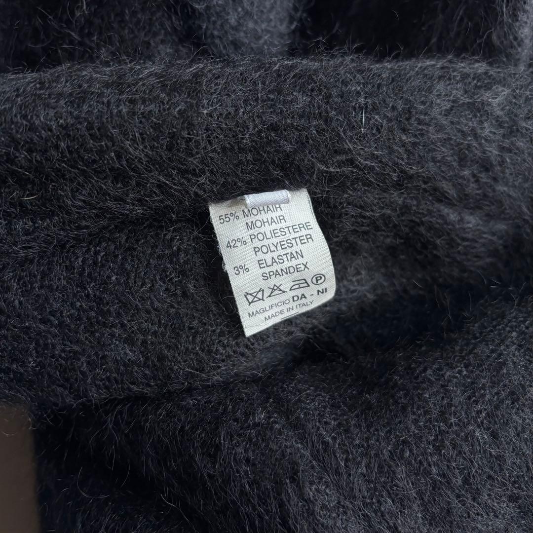 ジャケット・アウター ANNA BASSANI mohair lining jacket BLK