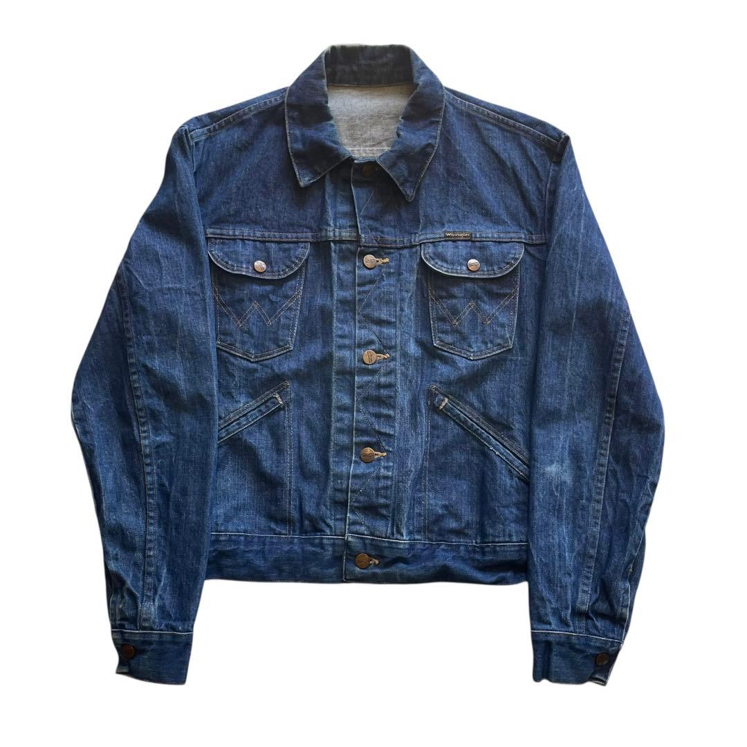 80s ヴィンテージ ラングラー デニムジャケット Wrangler 古着 M