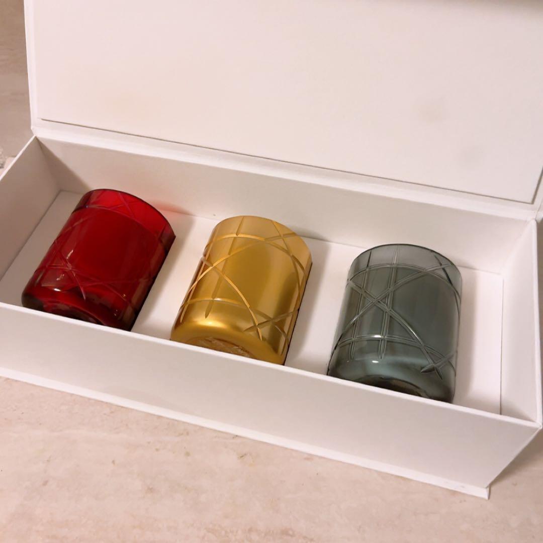 ☆未使用☆Christian Dior ミニアロマキャンドル 90g 3点