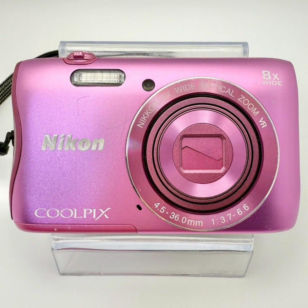 【人気カラー】 Nikon COOLPIX S3700 デジカメ ピンク ニコン