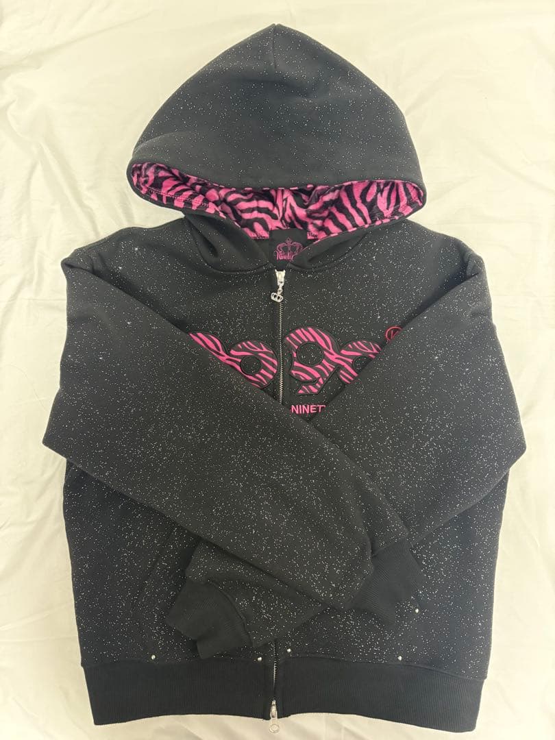 9090 グリッタージップパーカー