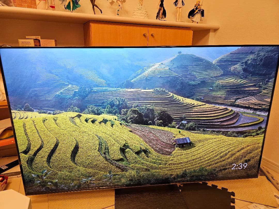 TCL55C745 2023年製　上部にへこみあり液晶テレビ量子ドット手渡しOK