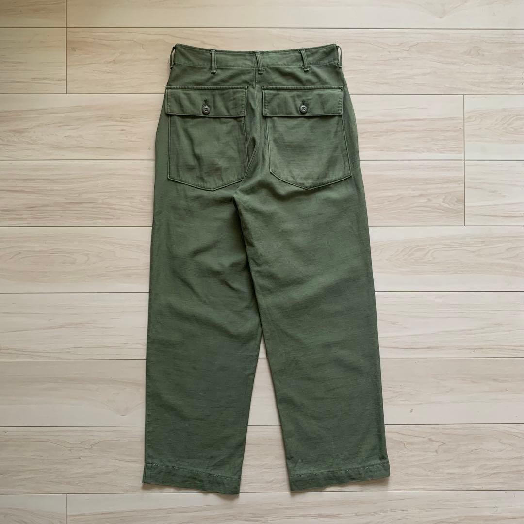 US ARMY / 70s ベイカーパンツ 32/31 RAPID サテン 希少