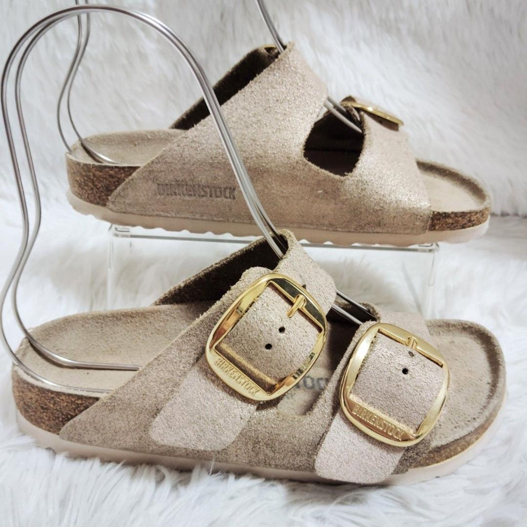 美品！ ビルケンシュトック アリゾナ ビッグバックル 金 35/22.5