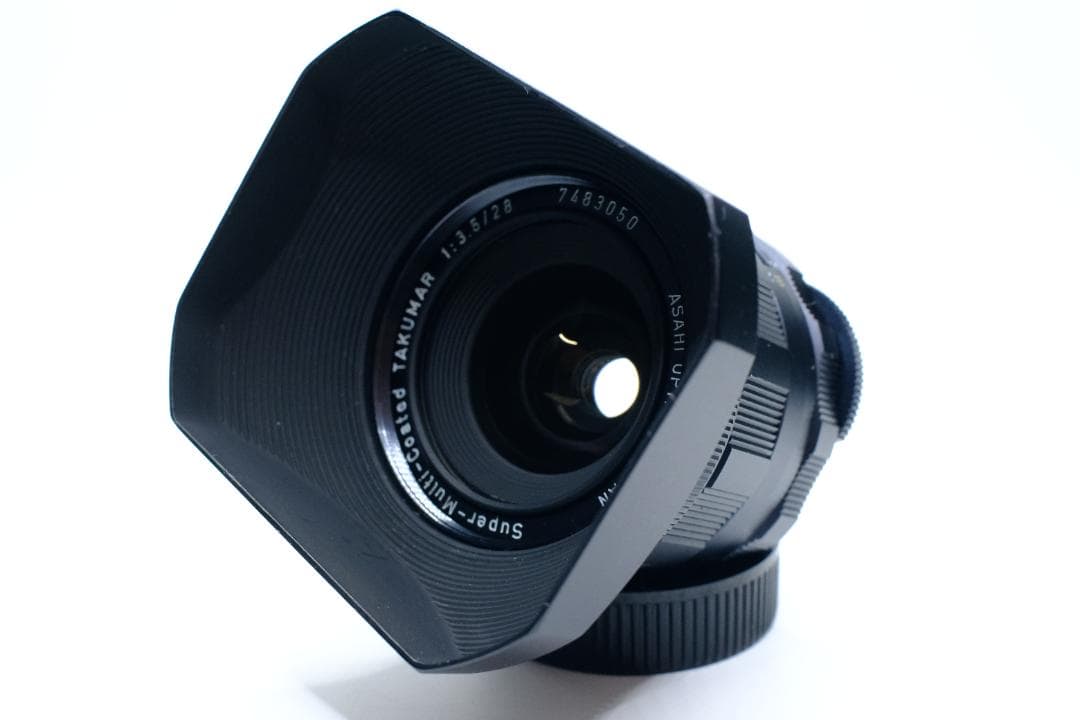 PENTAX SMC TAKUMAR 28mm F3.5 フード付 P86
