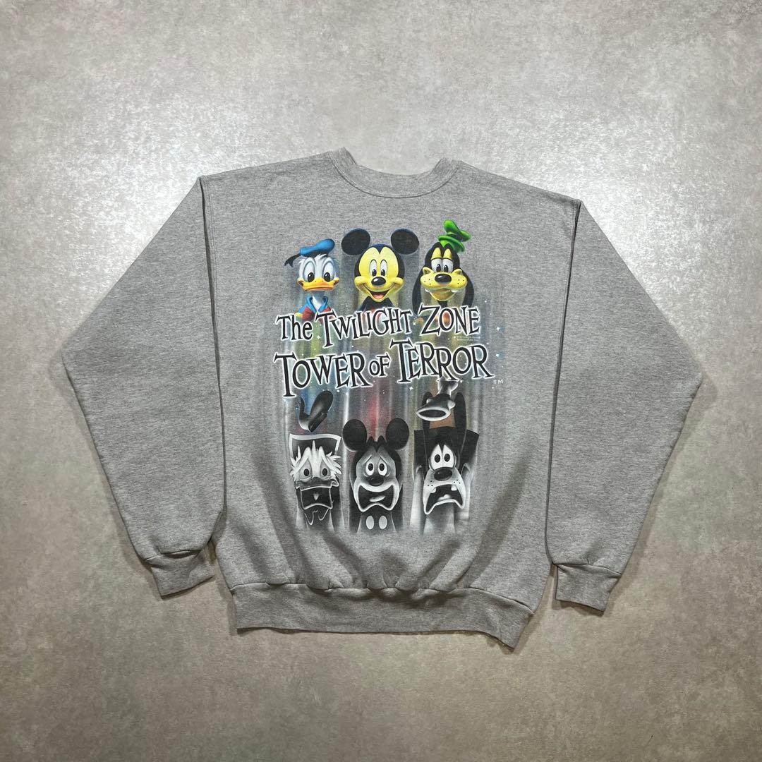 【希少】00s ディズニー タワーオブテラー スウェット グレー ミッキー