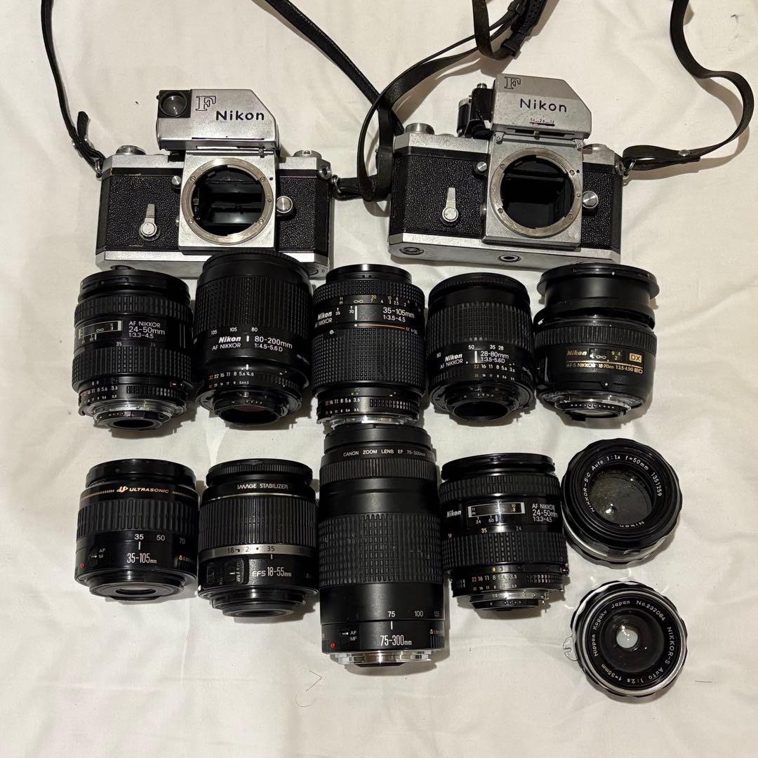Nikon Fフォトミック AF NIKKOR canon EF レンズ まとめ