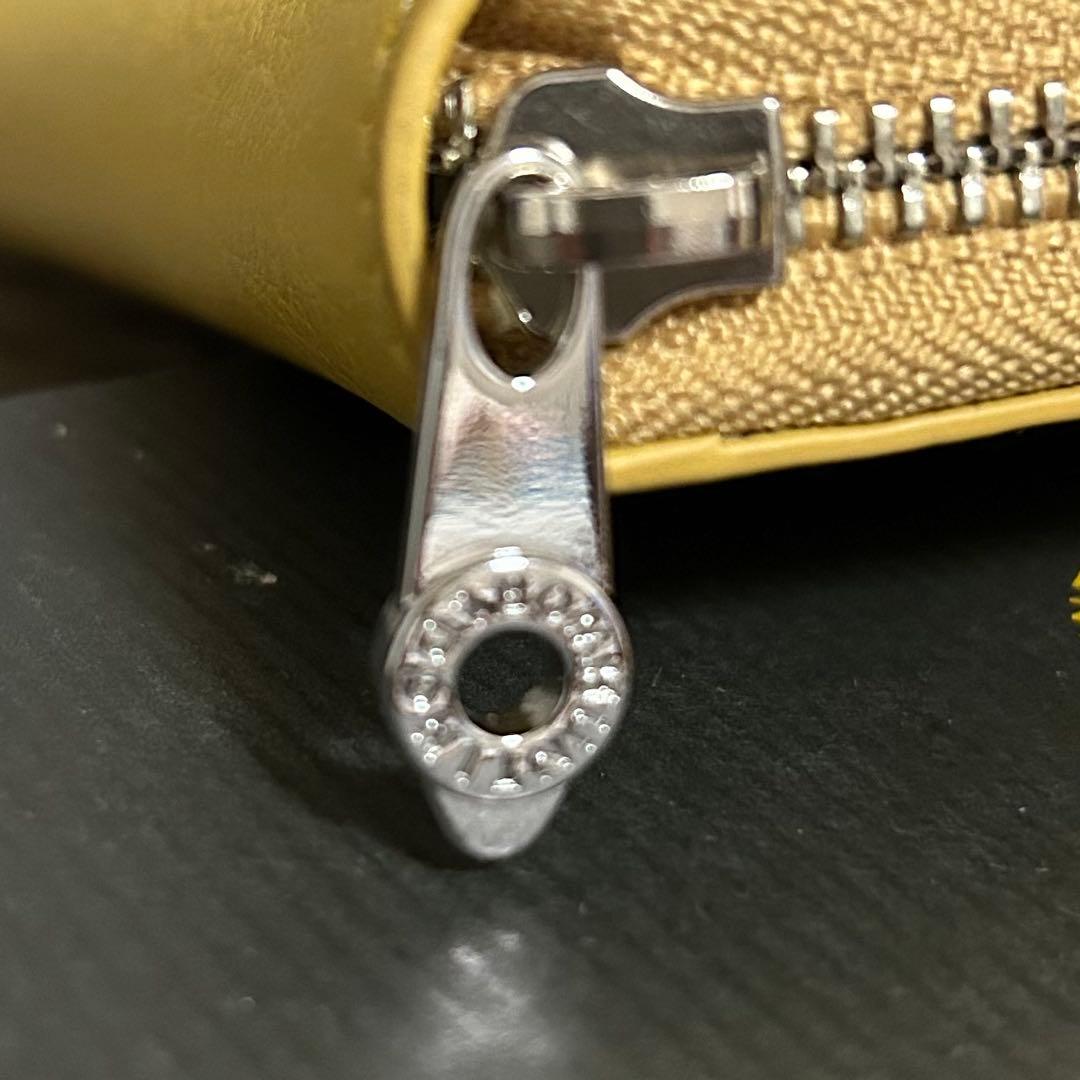 ハンティングワールド　長財布　クリームイエロー