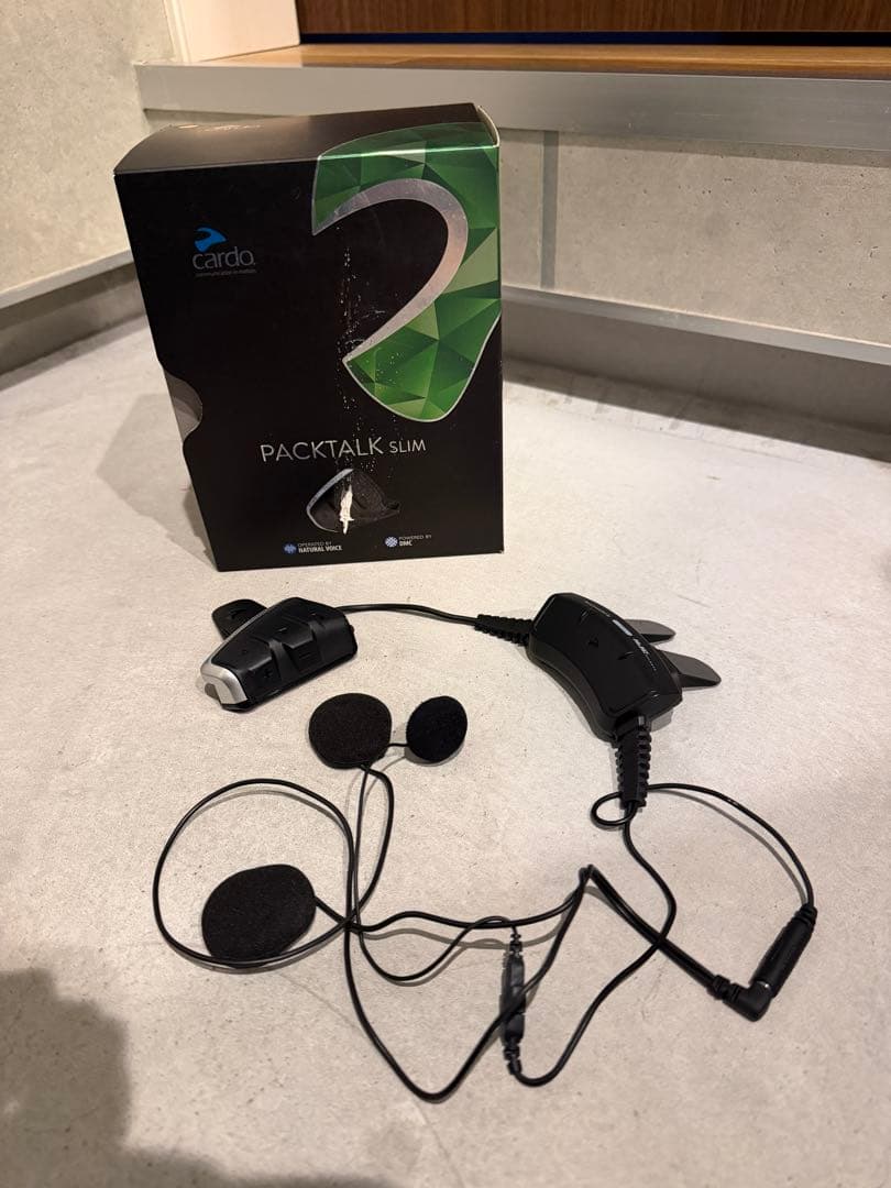 Cardo PACKTALK SLIMバイク用インカムカルドパックトークスリム