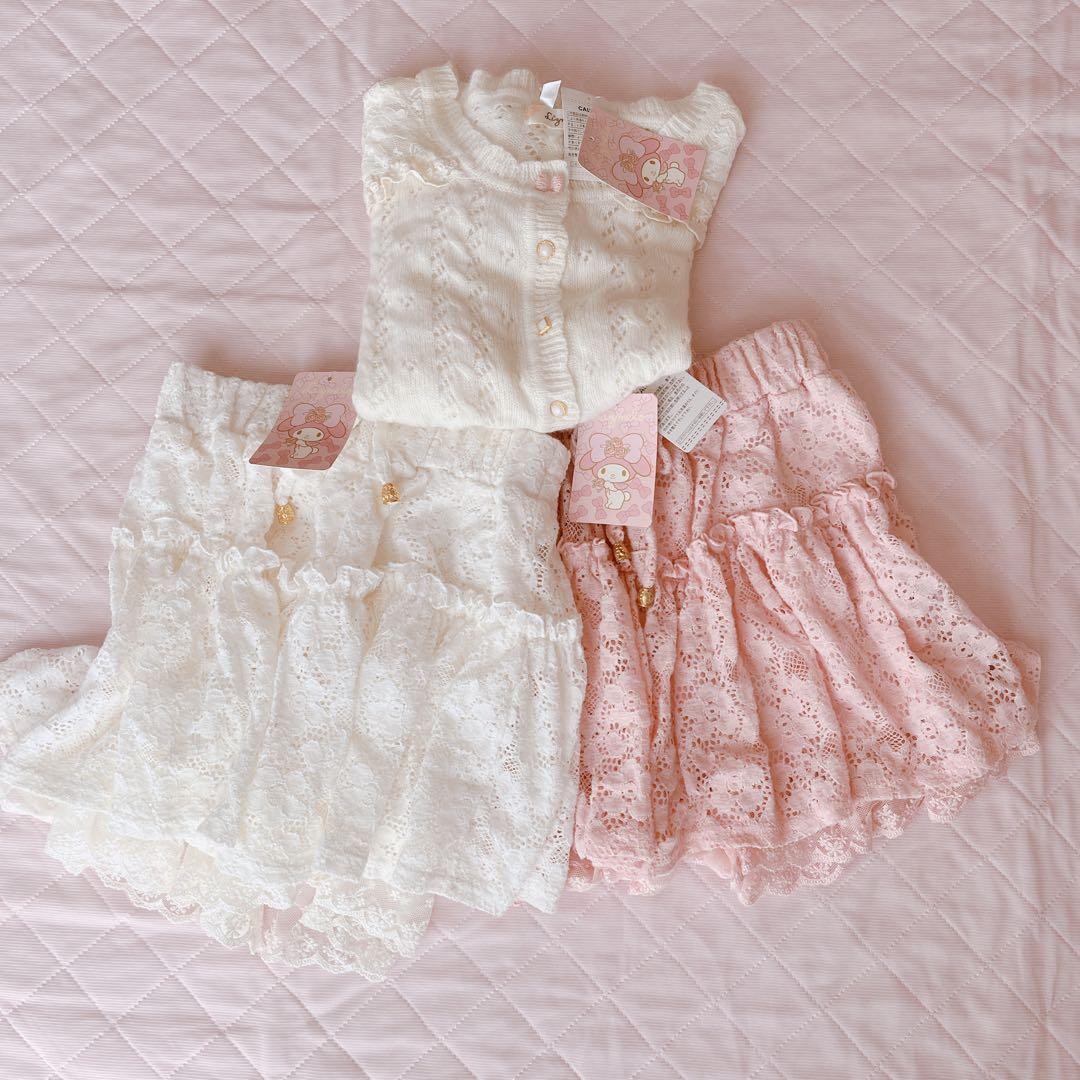 リズメロ LIZLISA 花柄 レースキュロット スカパン 姫カジ まとめ売り