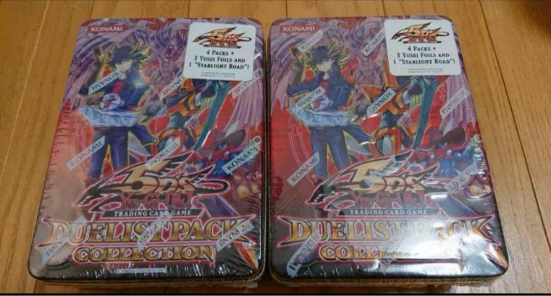 遊戯王未開封☆英語版tin缶【デュエリストパックコレクション】2缶セット