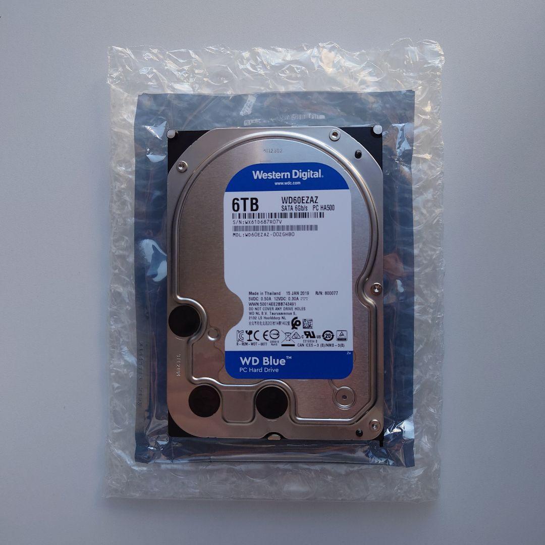 WESTERN DIGITAL Blue WD60EZAZ 内蔵型HDD 6TB