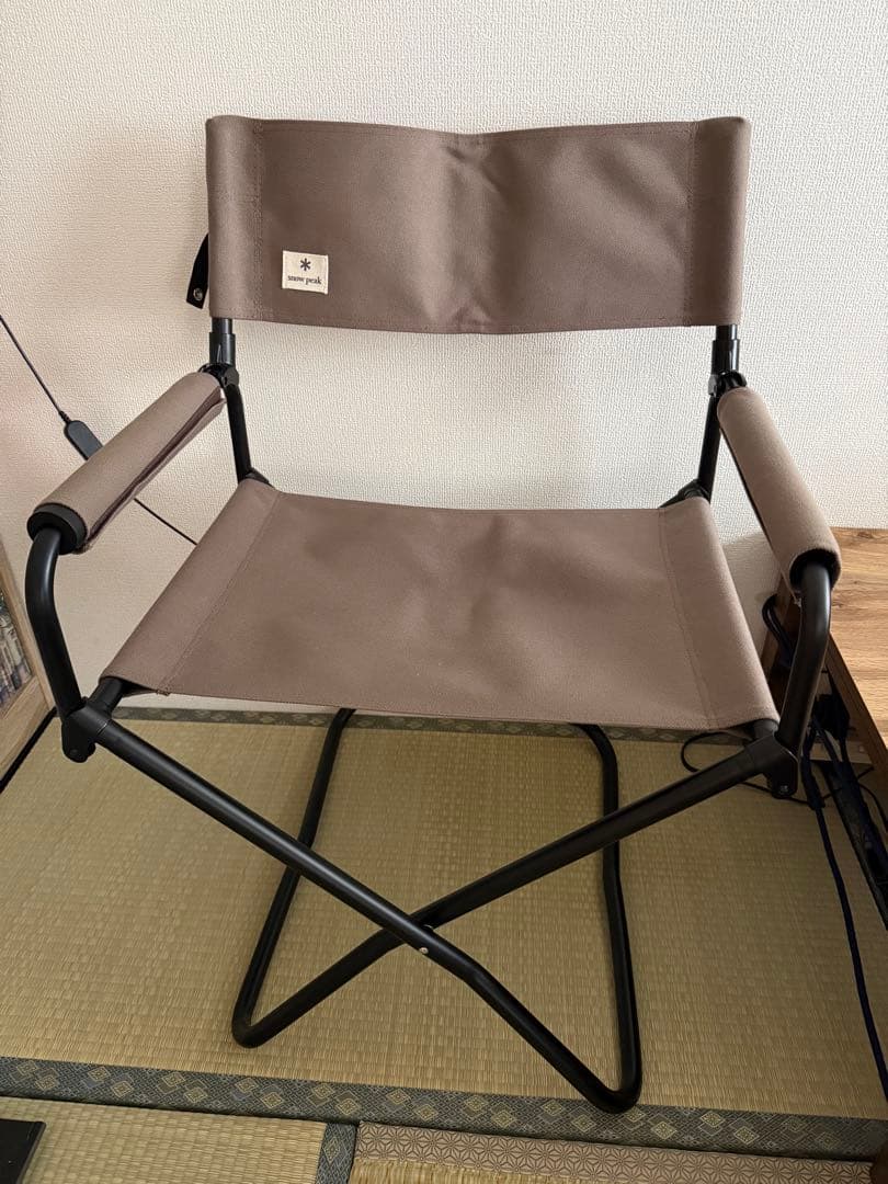 スノーピーク FDチェアワイド ブラウン 折りたたみ