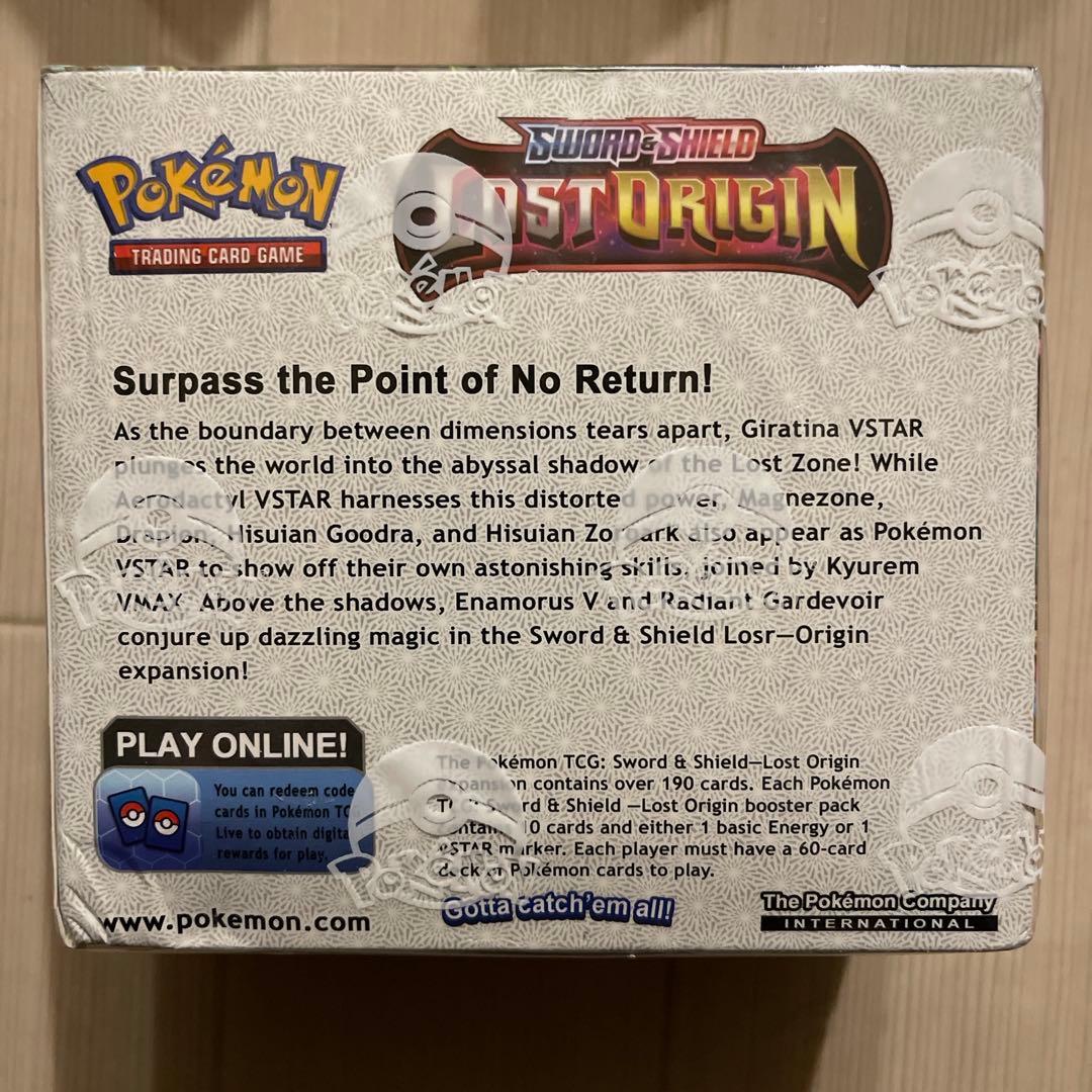 ポケモンカード　英語　Lost originブースターボックス　シュリンク付き