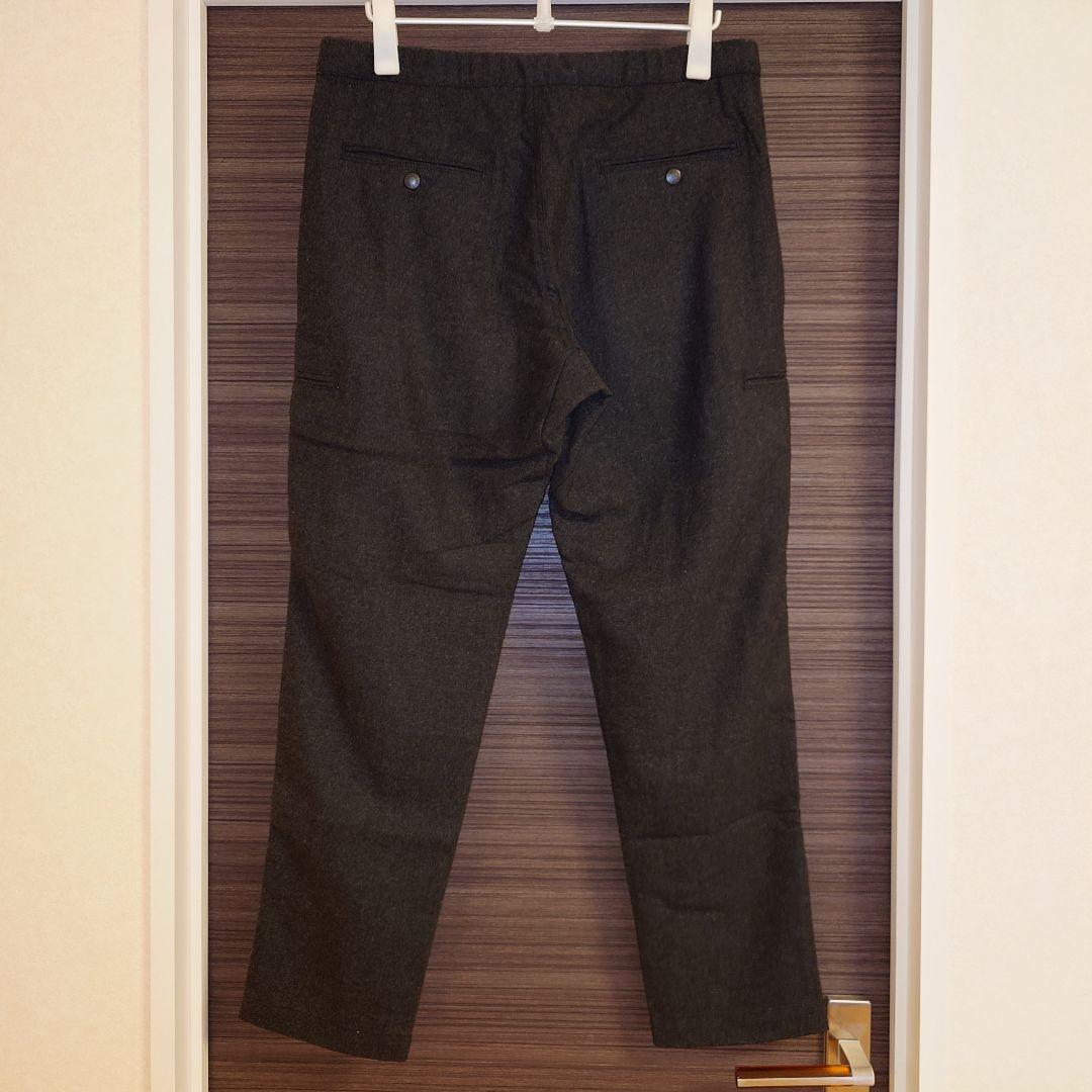 新品 ノースフェイス ドットポケットウールパンツ ダークグレー Lサイズ
