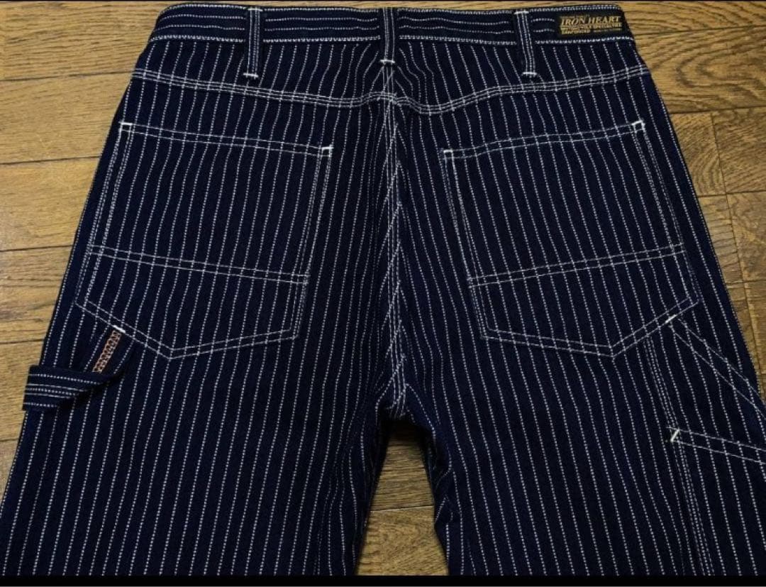 IRON HEART アイアンハート ウォバッシュ ペインター デニムパンツ
