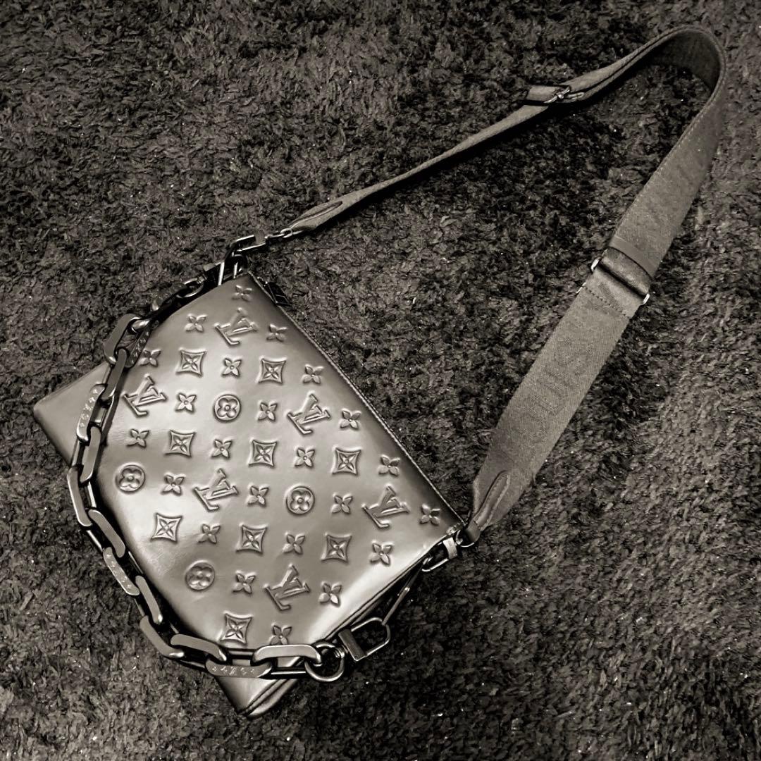 本日限定価格 ノベルティ モノグラム ショルダーバッグ オールブラック