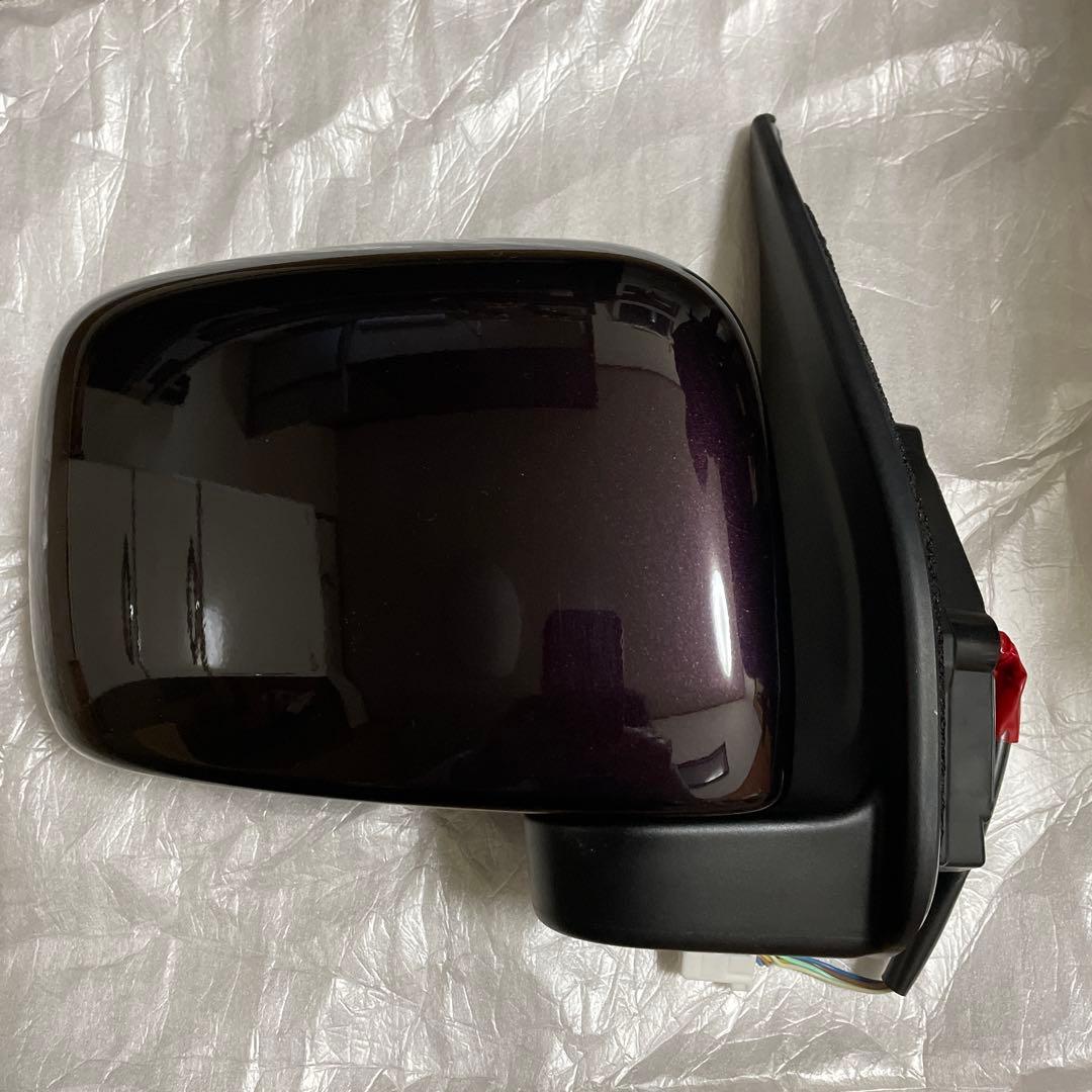 #️⃣ エブリイワゴンPZターボ、右ドアミラーバイオレット