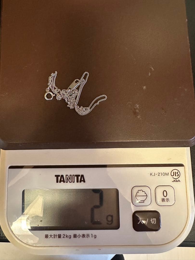 青いオパール k18WGシルバーネックレス ダイヤモンド型