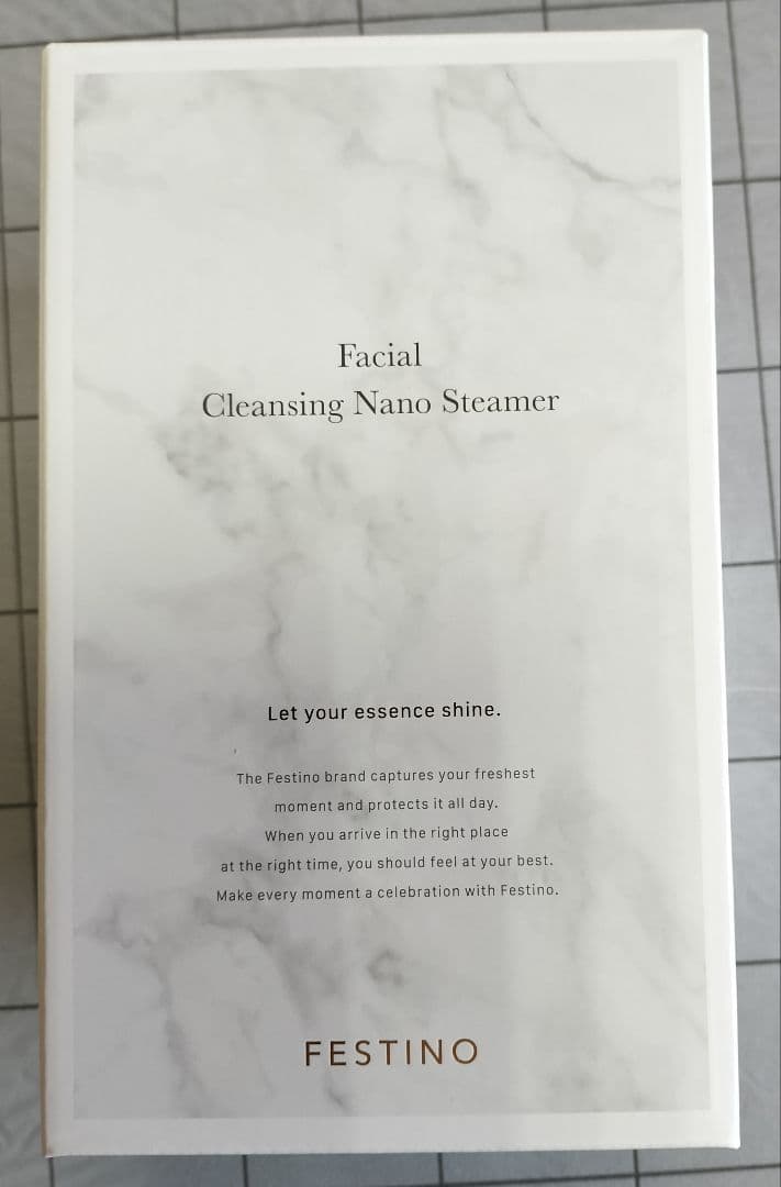 新品未使用 フェスティノ フェイシャル　クレンジング　ナノスチーマー