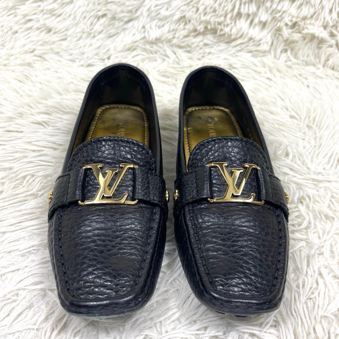 極美品‼️ ルイ ヴィトン　ローファー　モンテカルロ　モカシン　ロゴ金具　ＬＶ
