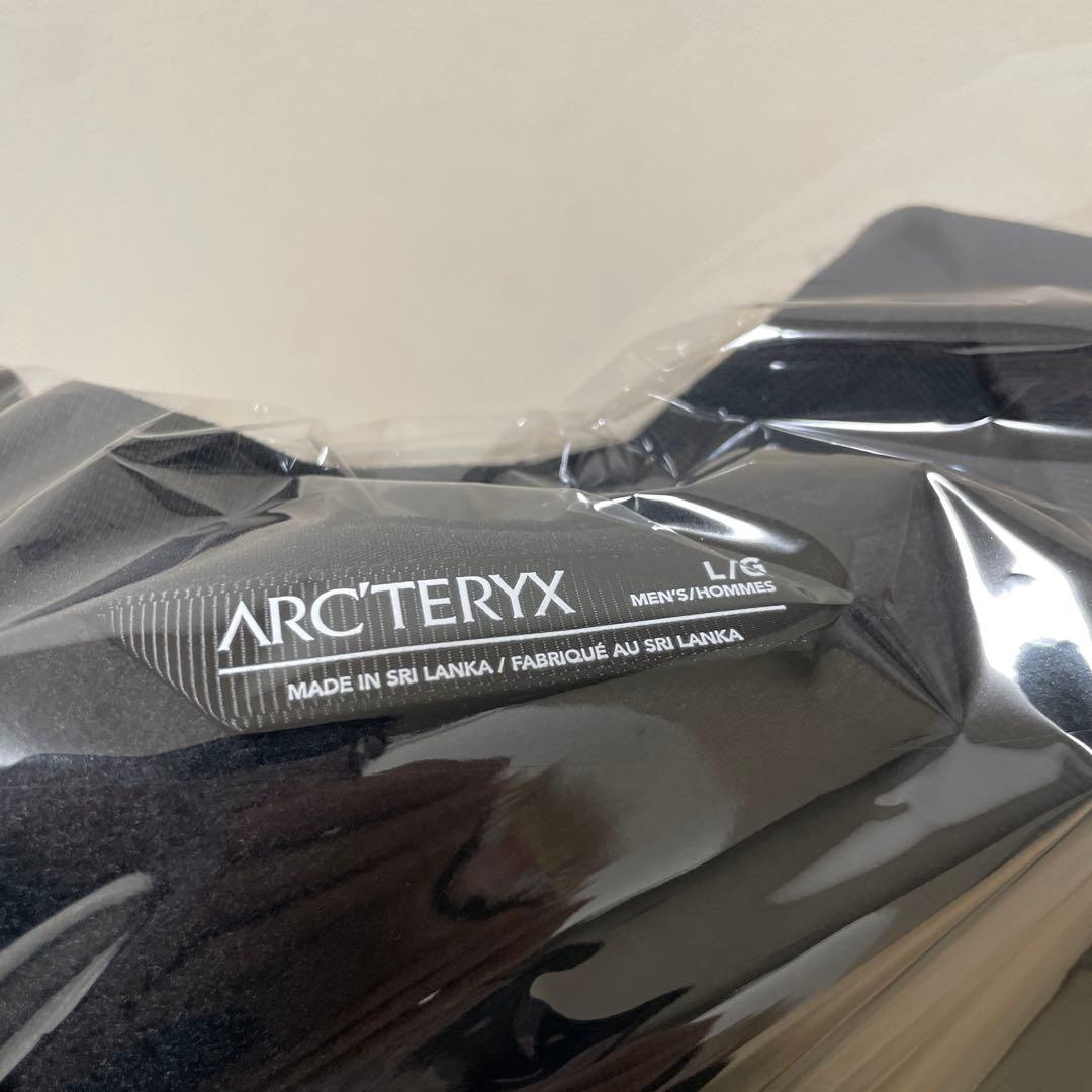 Lサイズ ARC'TERYX アークテリクス エンブレムフリースクルー 黒