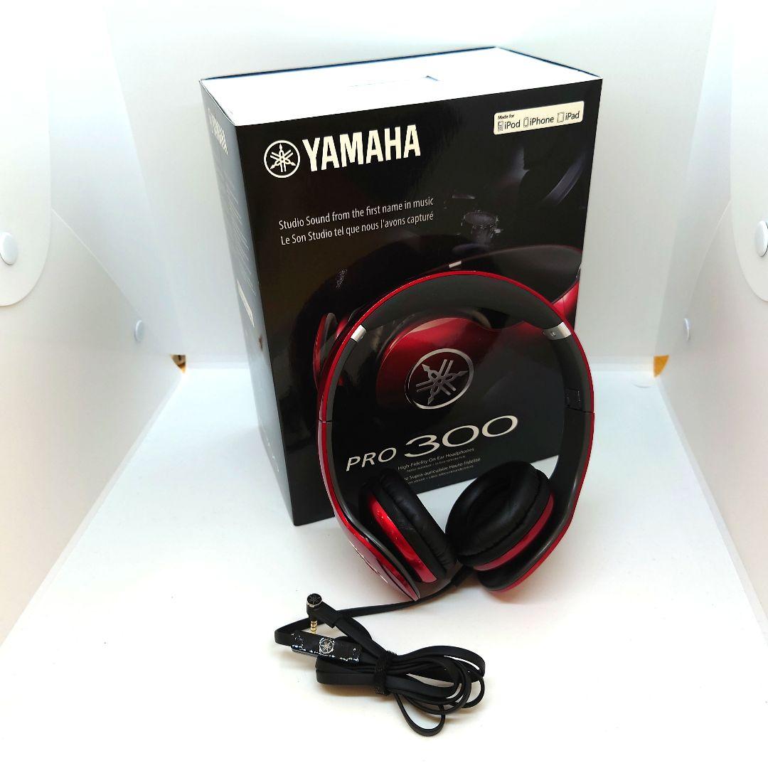 【美品】ヤマハ HPH-PRO 300 ヘッドホン レッド