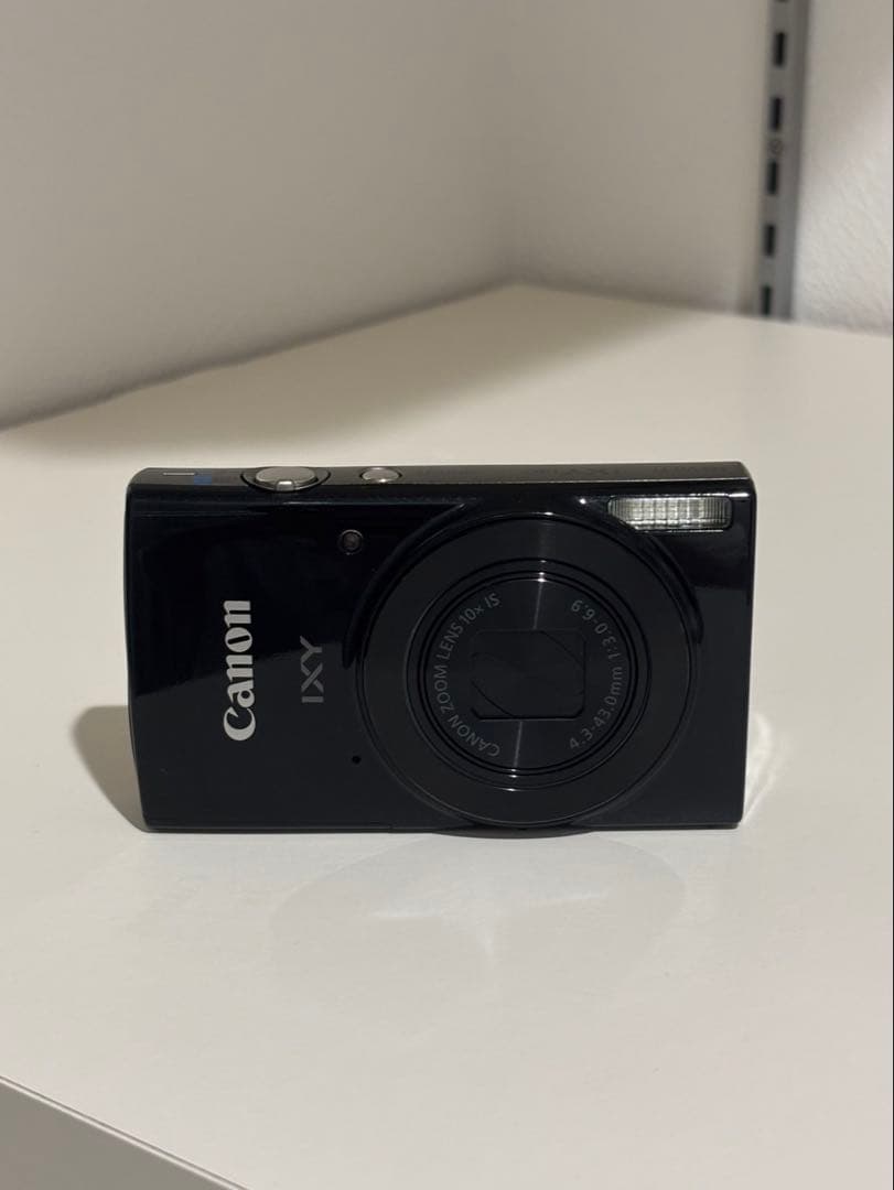 ✨美品✨CANON キャノン　デジカメ　IXY190 ブラック　付属セット付き