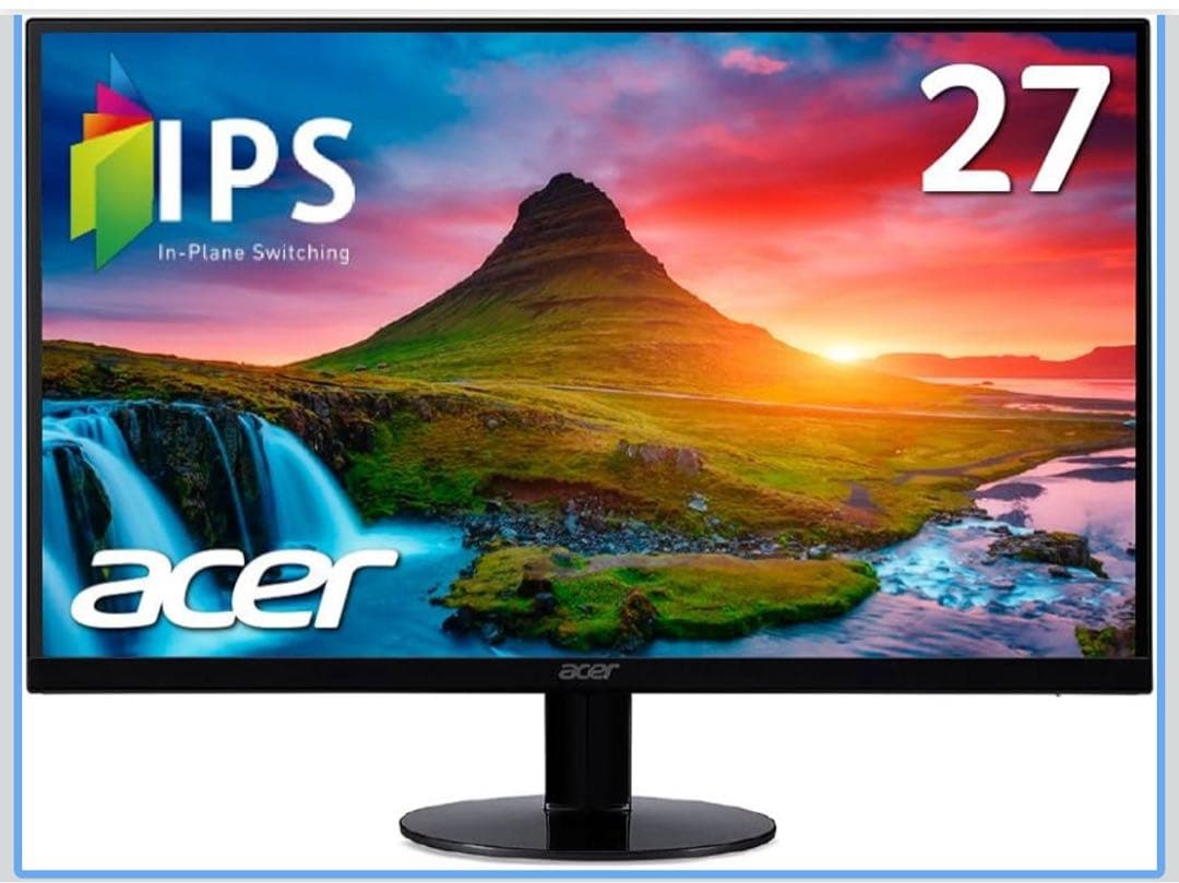新品未使用 Acer モニター ディスプレイ AlphaLine 27インチ