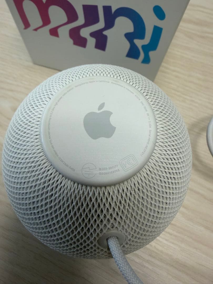 Apple Pod mini ホワイト ACアダプタ付き