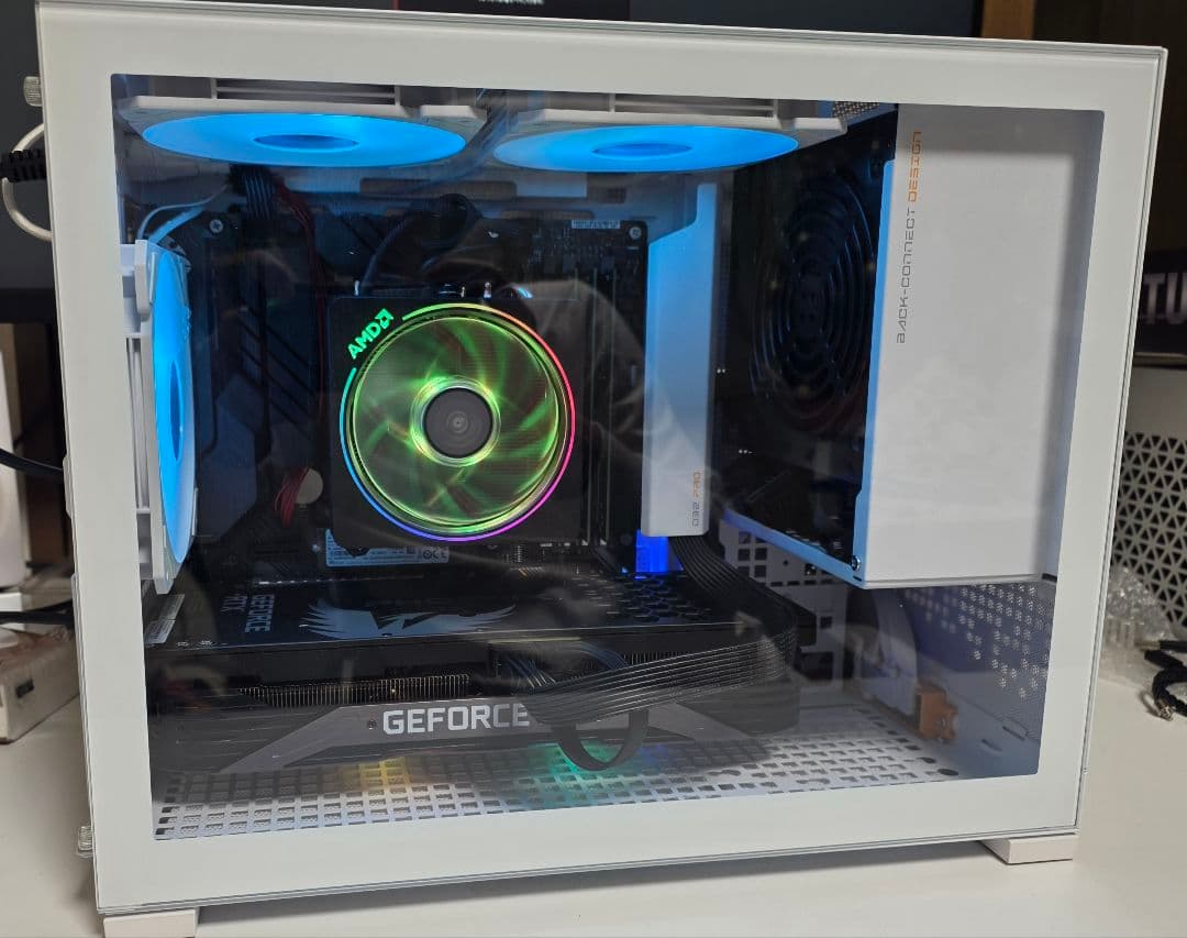 自作ゲーミングPC R7 3700X＆RTX3070 16G 512G省スペース