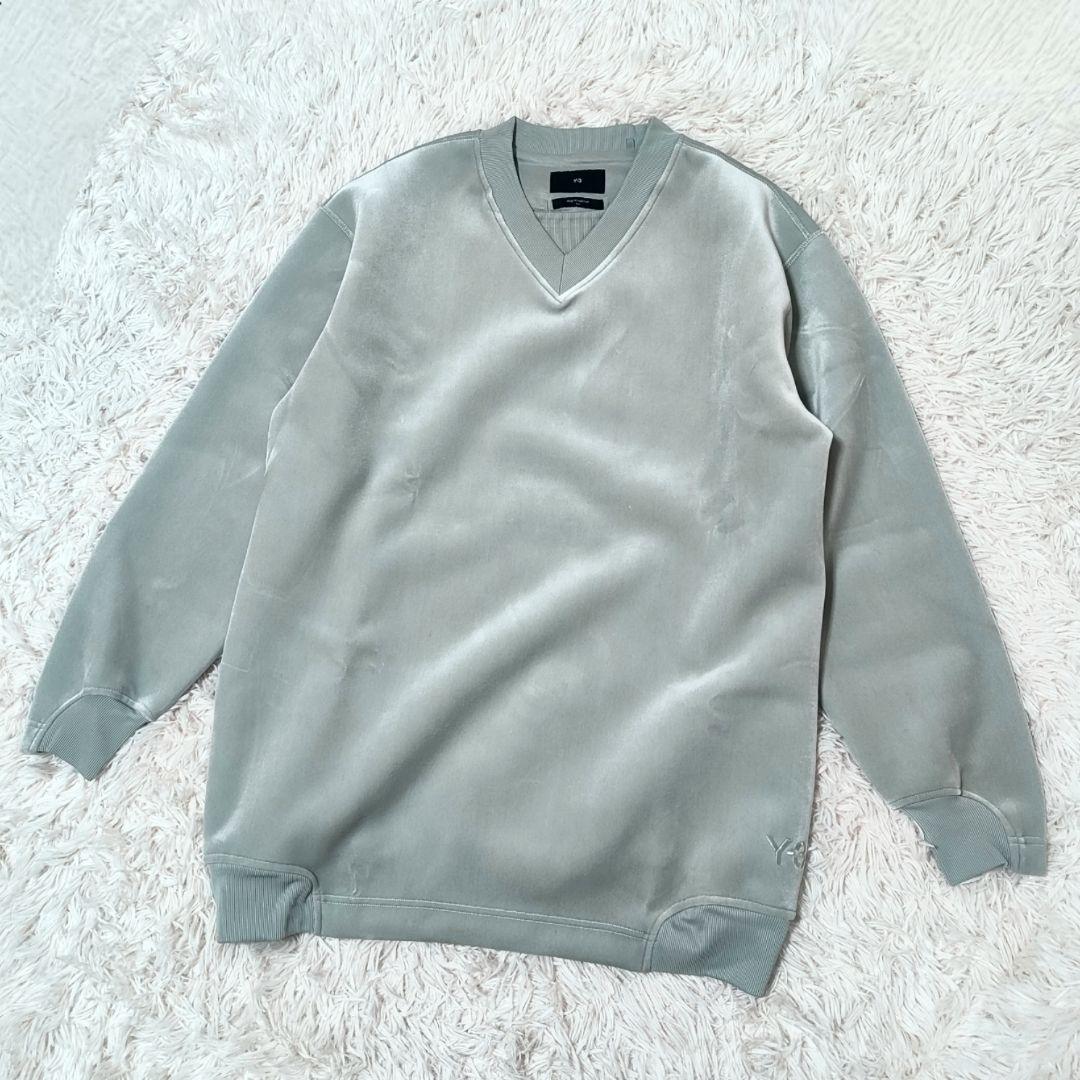 23AW Y-3 ベルベット スウェット S/P VELVET CREW ベロア