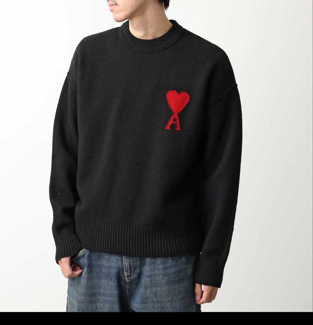 アミパリス　黒ニット　セッター