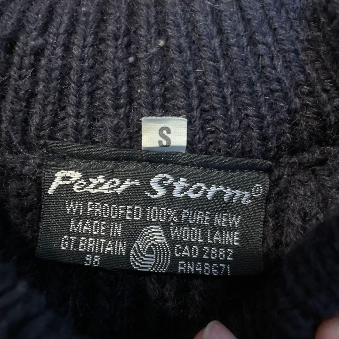 Peter Storm ピーターストーム　ブラック ニットセーター S