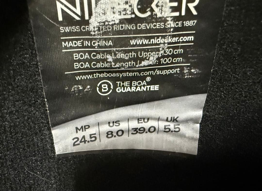 Nidecker Lunar スノーボードブーツ　ダブルBOA ナイデッカー