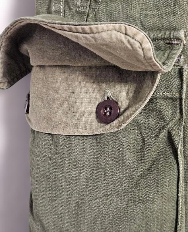 【実物】フランス軍 M47 後期 23サイズ ヘリンボーンツイル ビンテージ